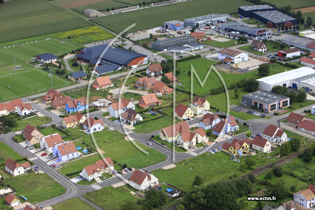 Photo arienne de Bischoffsheim