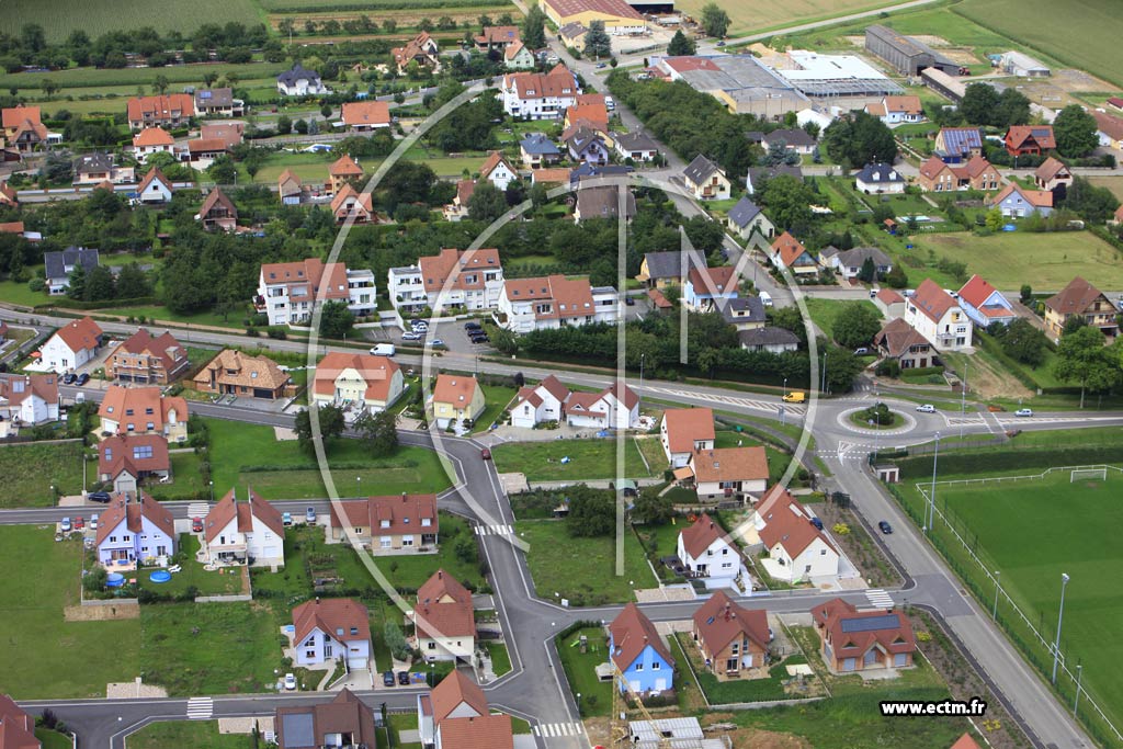 Photo arienne de Bischoffsheim