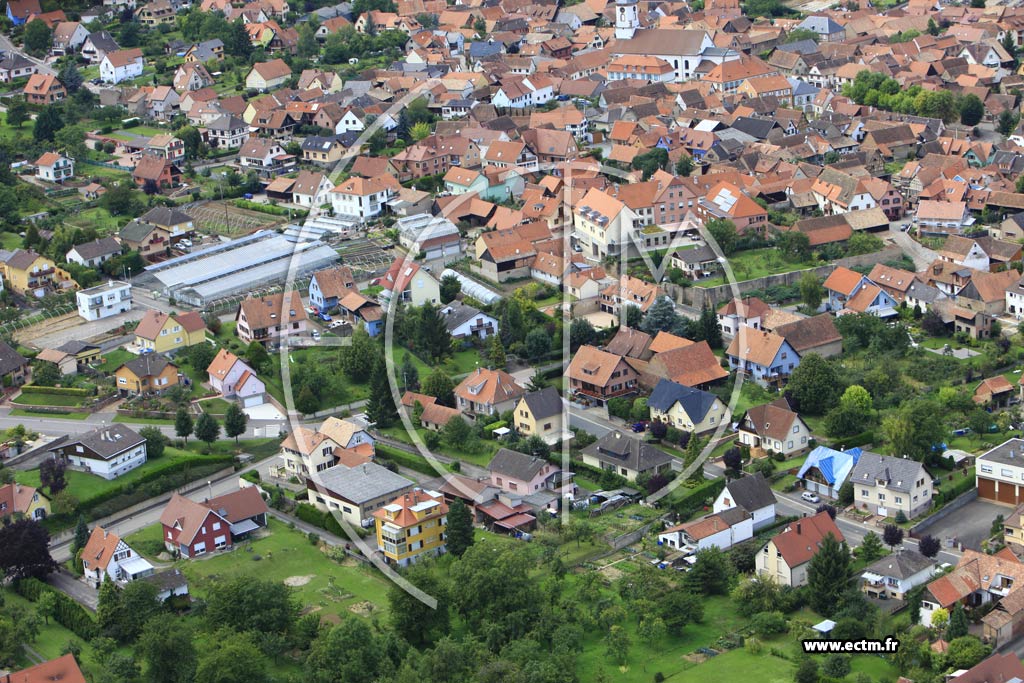 Photo arienne de Bischoffsheim