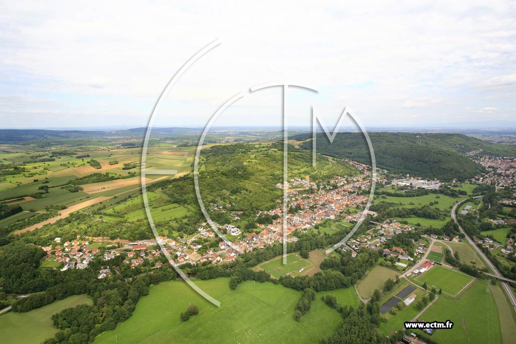 Photo arienne de Dinsheim-sur-Bruche