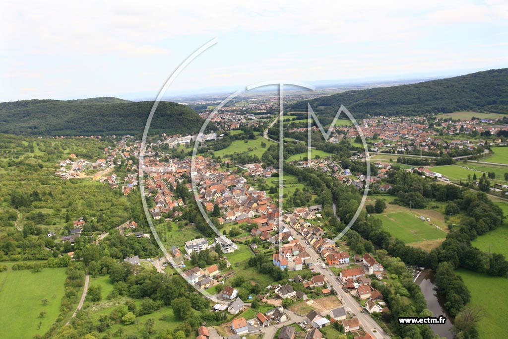 Photo arienne de Dinsheim-sur-Bruche