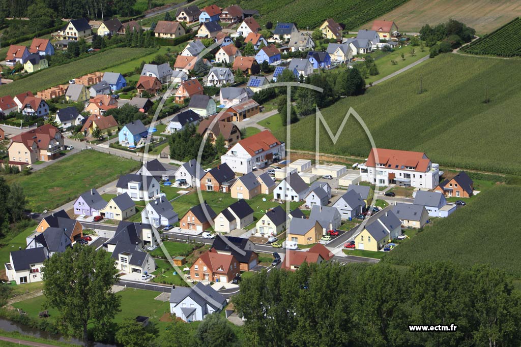 Photo arienne de Ergersheim