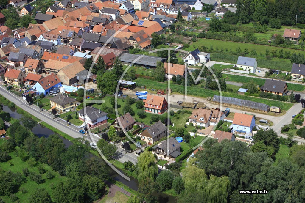 Photo arienne de Ergersheim
