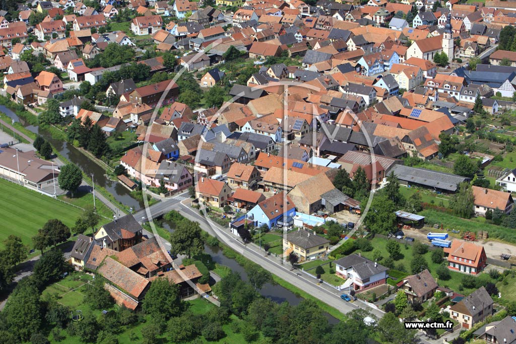Photo arienne de Ergersheim
