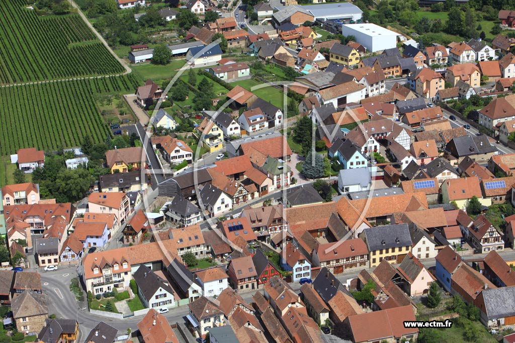 Photo arienne de Ergersheim