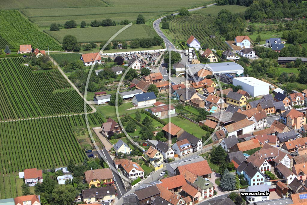 Photo arienne de Ergersheim