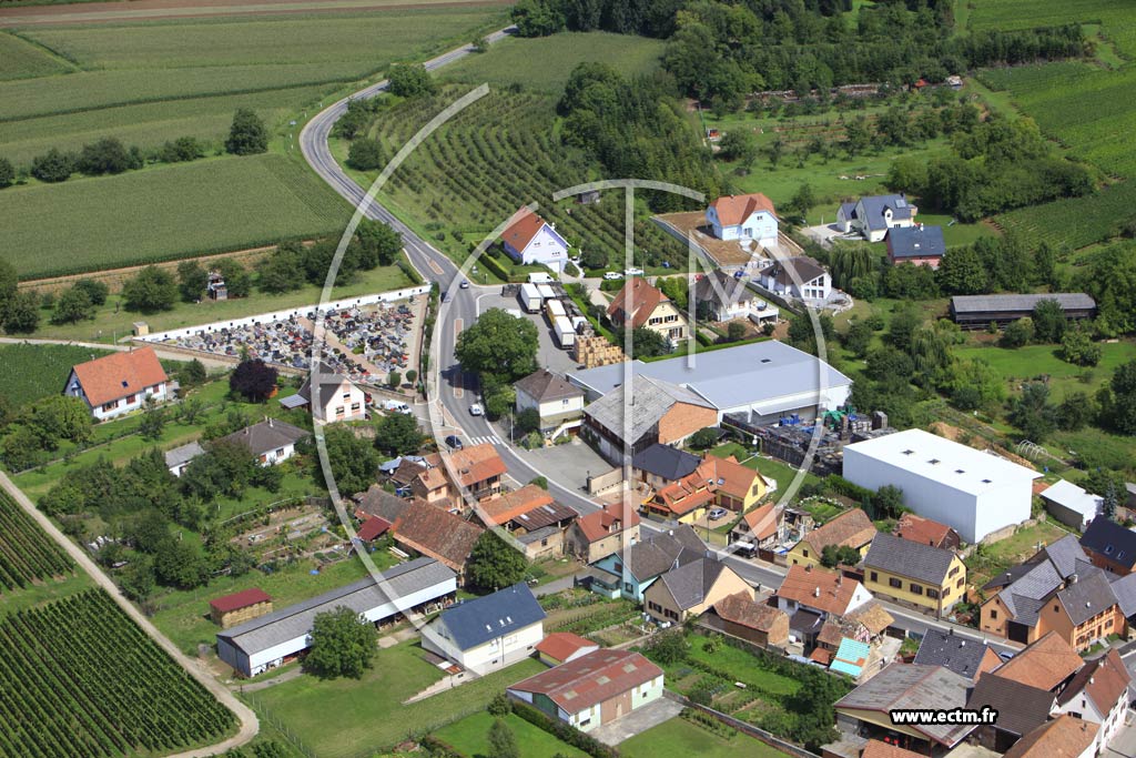 Photo arienne de Ergersheim