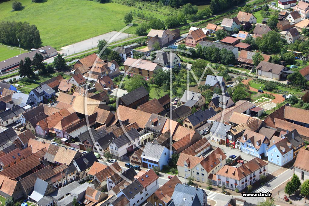 Photo arienne de Ergersheim