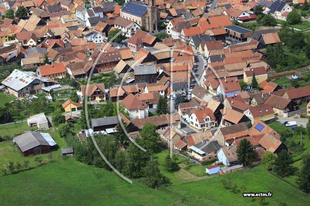Photo arienne de Griesheim-prs-Molsheim