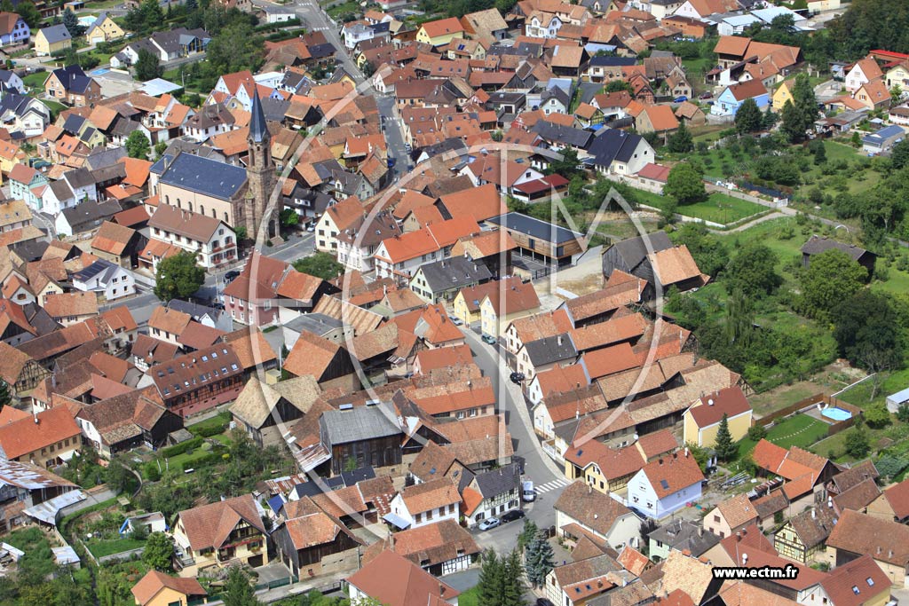 Photo arienne de Griesheim-prs-Molsheim