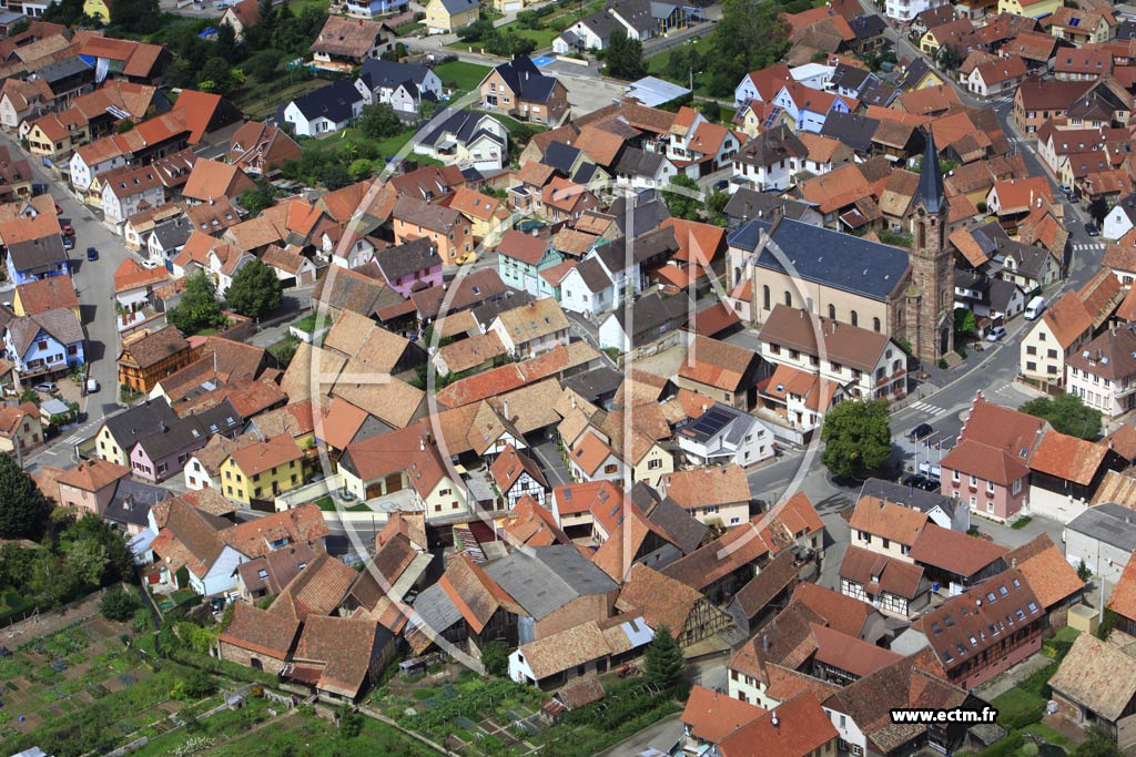 Photo arienne de Griesheim-prs-Molsheim