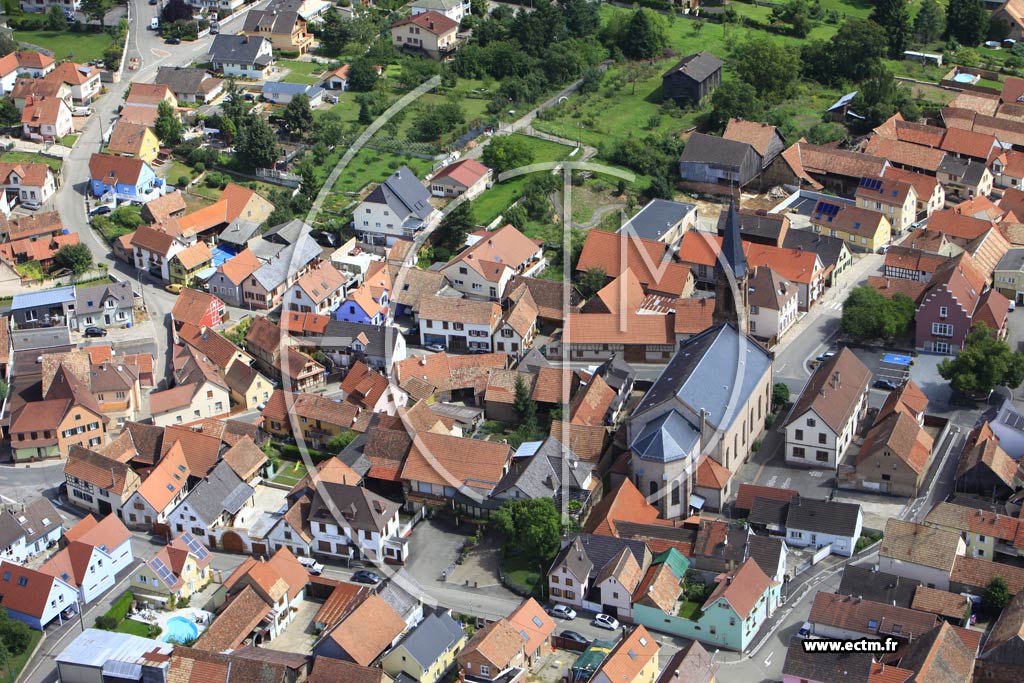 Photo arienne de Griesheim-prs-Molsheim