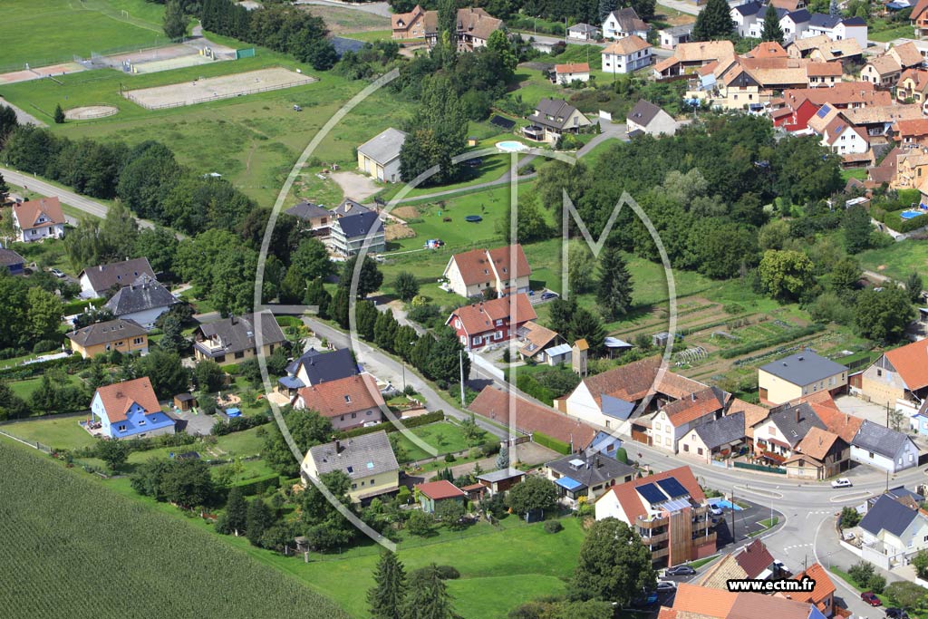 Photo arienne de Griesheim-prs-Molsheim