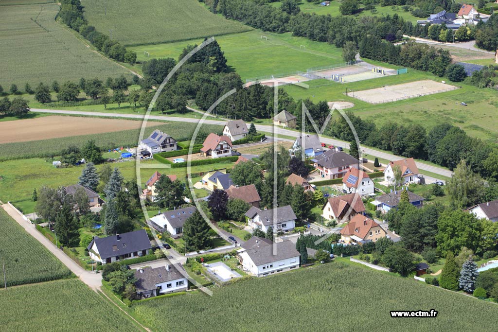 Photo arienne de Griesheim-prs-Molsheim
