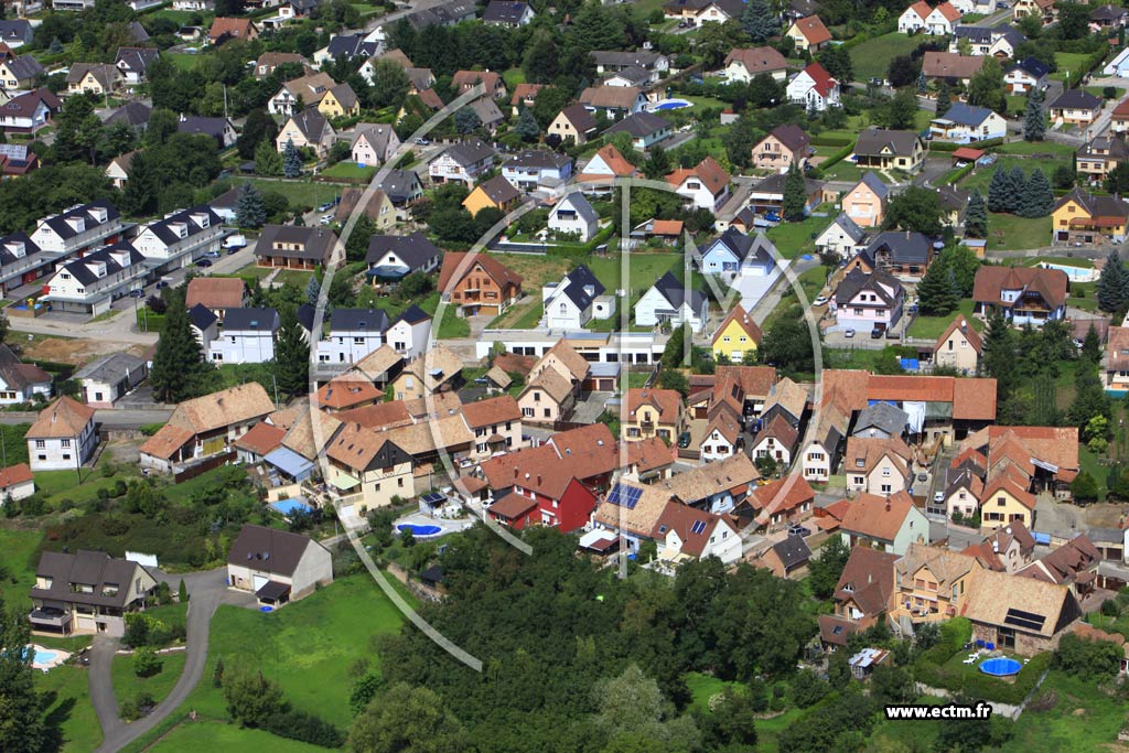 Photo arienne de Griesheim-prs-Molsheim
