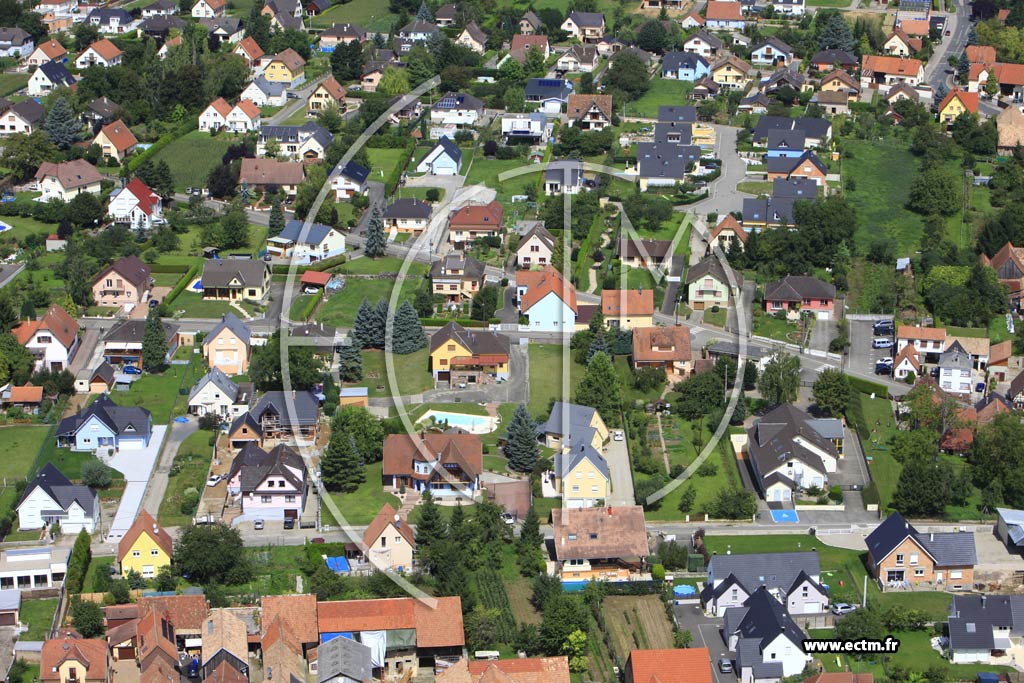 Photo arienne de Griesheim-prs-Molsheim