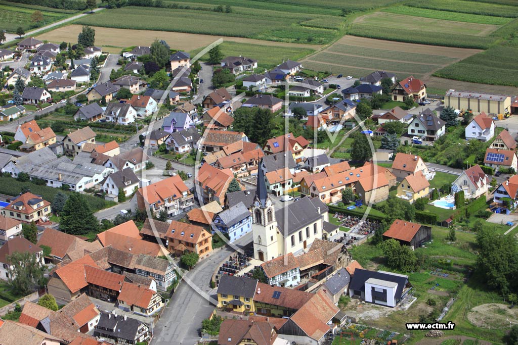 Photo arienne de Innenheim