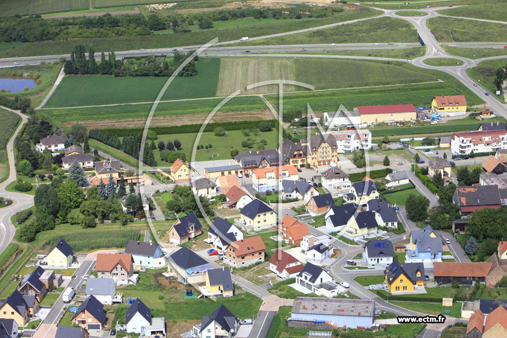 Photo arienne de Innenheim