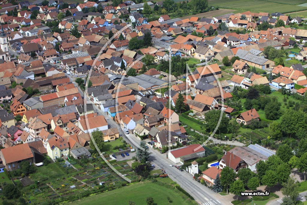 Photo arienne de Krautergersheim