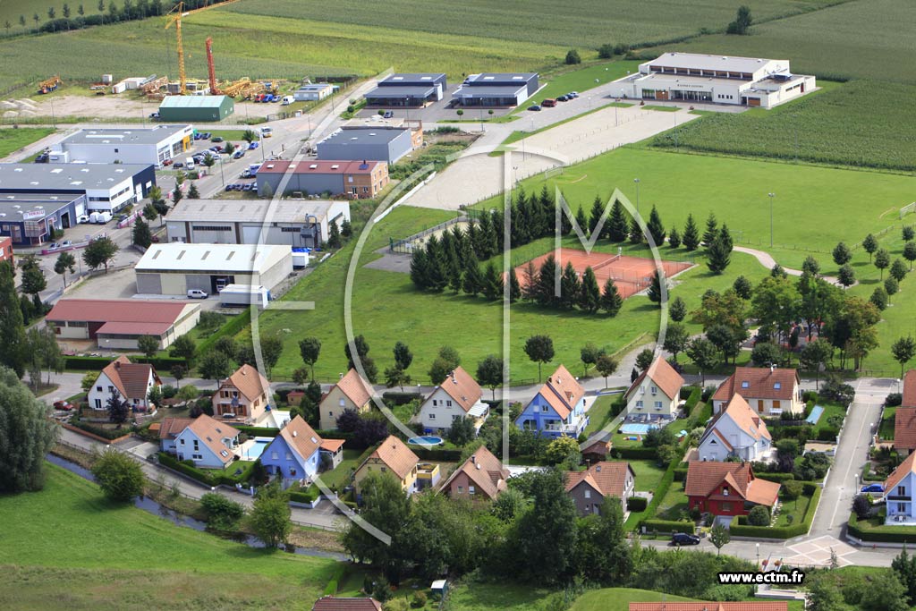 Photo arienne de Krautergersheim
