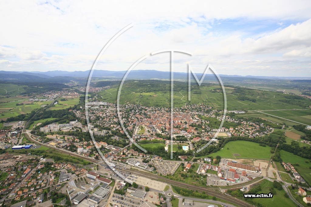 Photo arienne de Molsheim