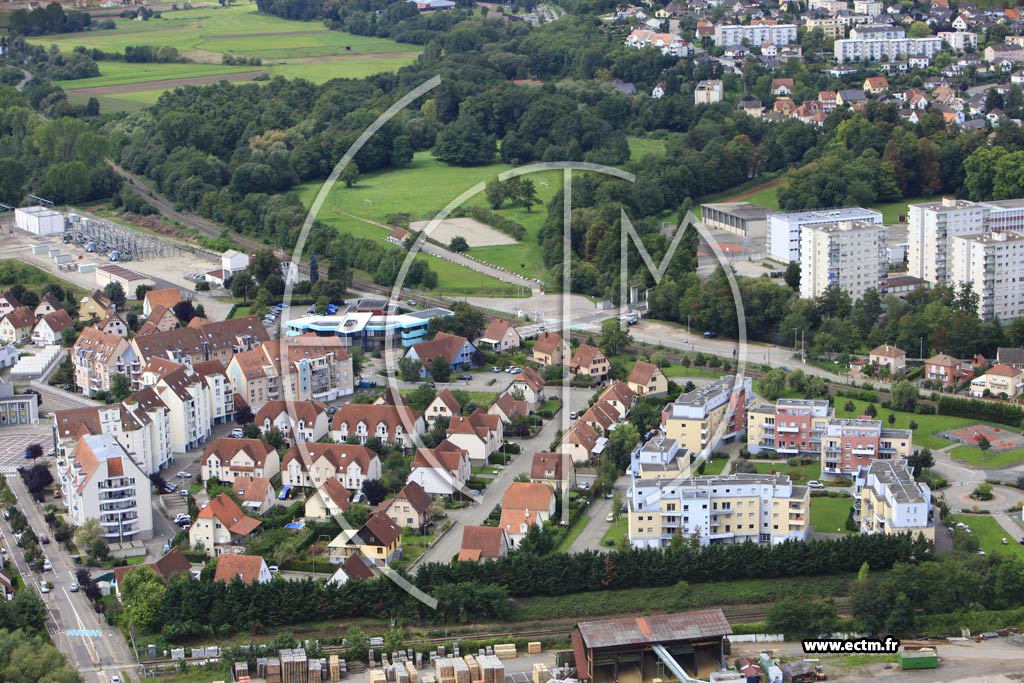 Photo arienne de Molsheim