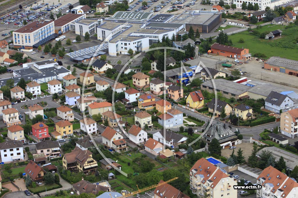 Photo arienne de Molsheim