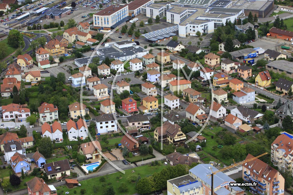 Photo arienne de Molsheim