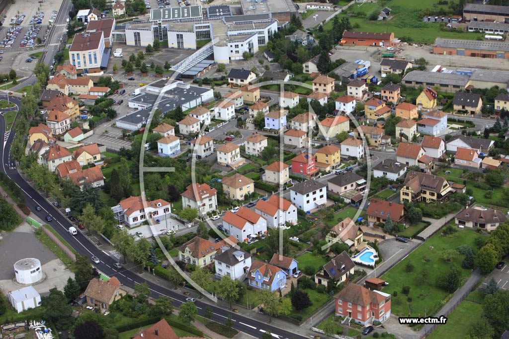 Photo arienne de Molsheim