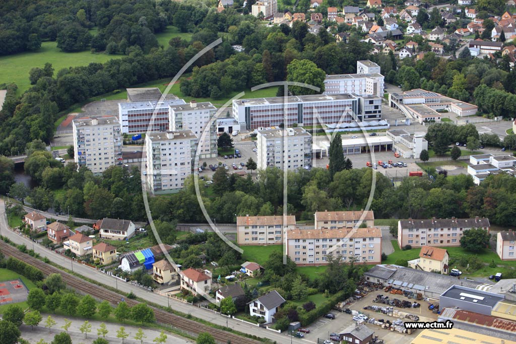 Photo arienne de Molsheim