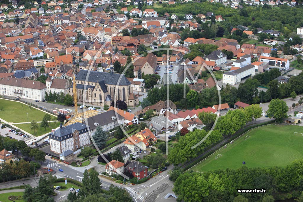 Photo arienne de Molsheim