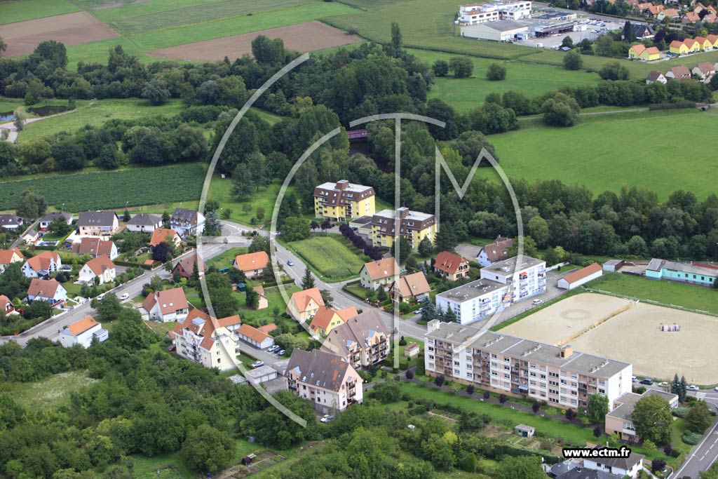 Photo arienne de Molsheim