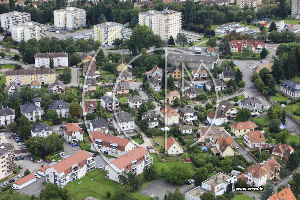 Photo arienne de Molsheim
