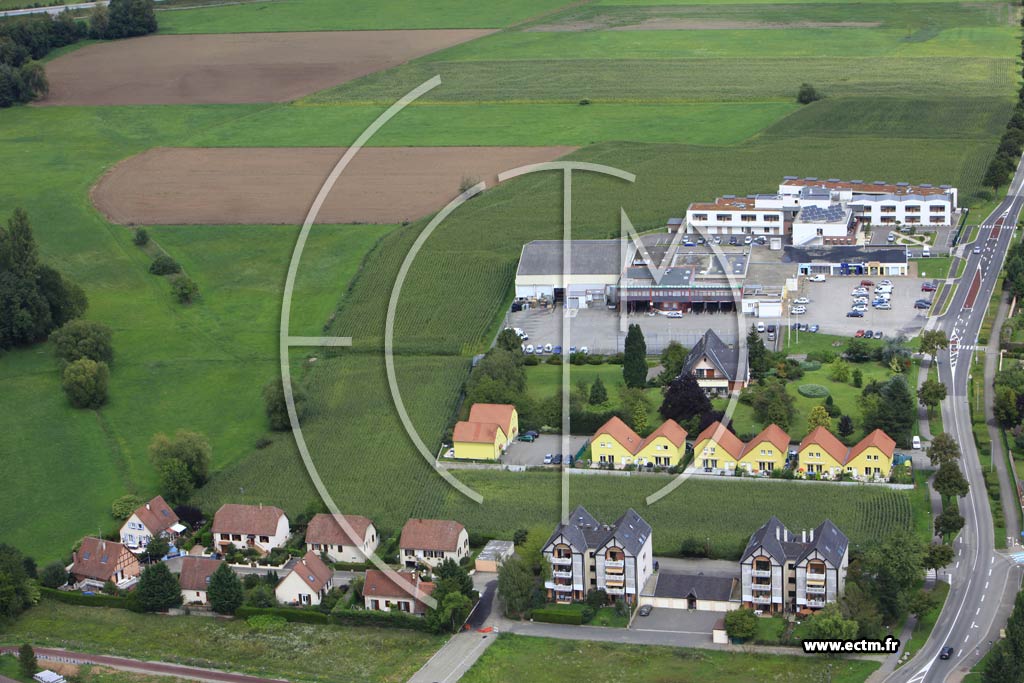 Photo arienne de Molsheim