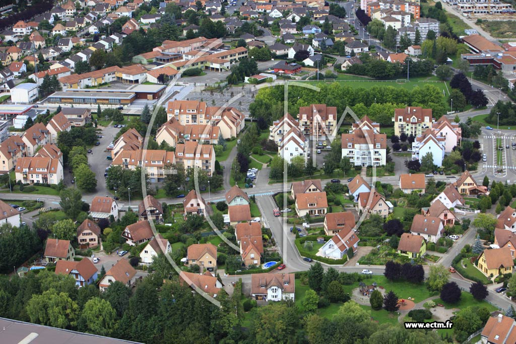 Photo arienne de Obernai