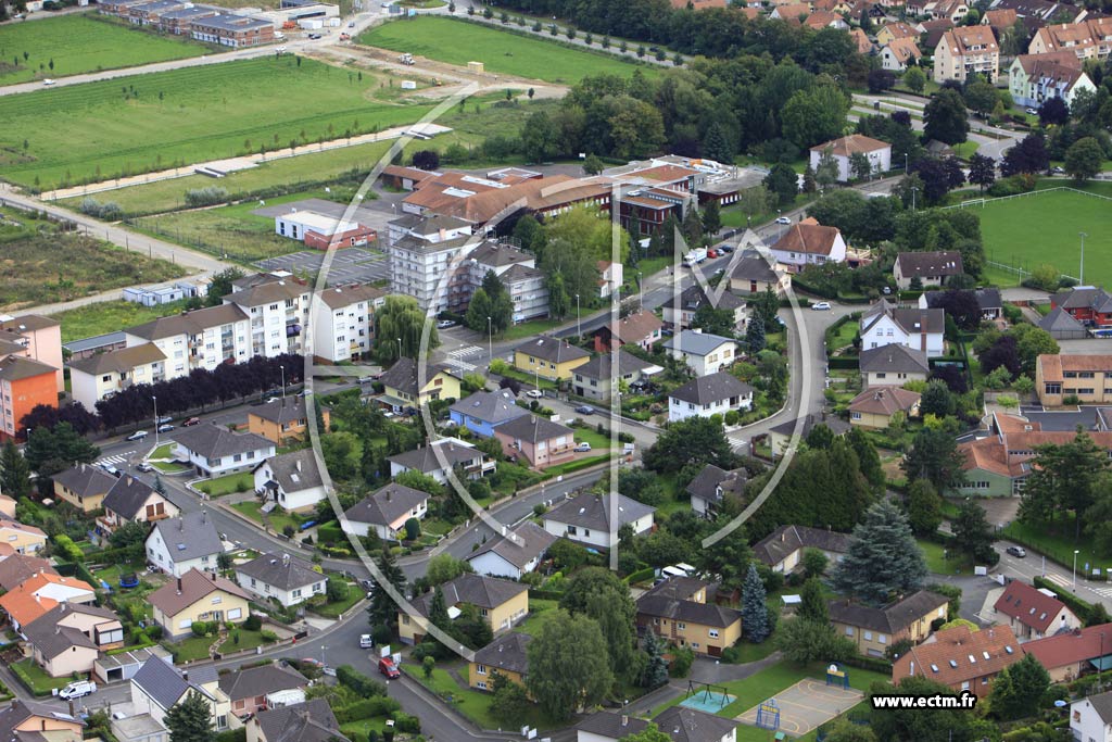 Photo arienne de Obernai