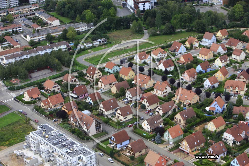 Photo arienne de Obernai