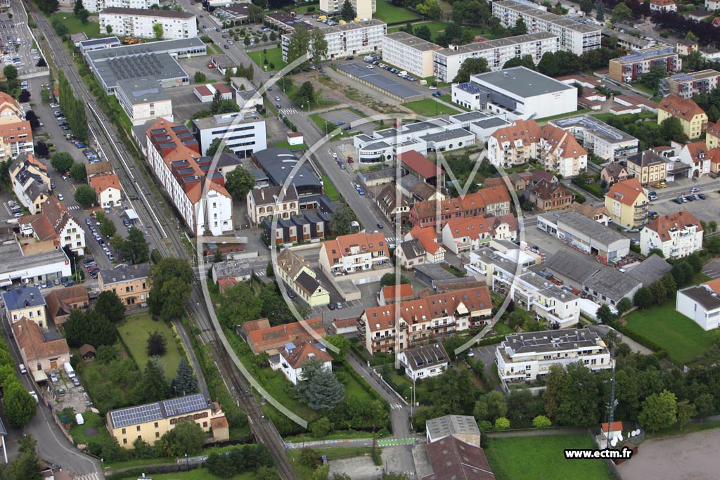 Photo arienne de Obernai