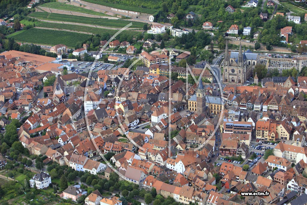 Photo arienne de Obernai