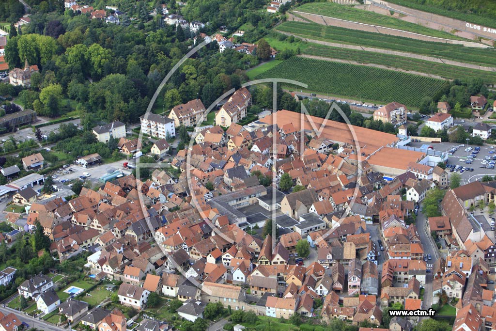 Photo arienne de Obernai