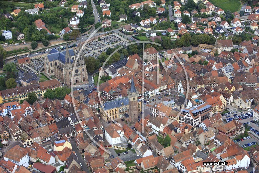 Photo arienne de Obernai
