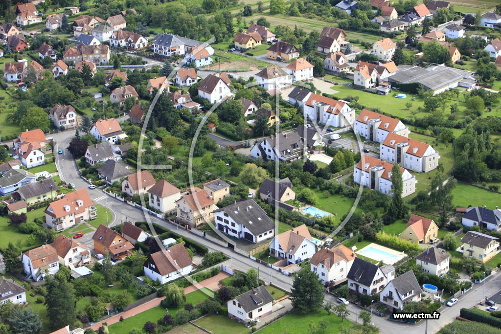 Photo arienne de Obernai