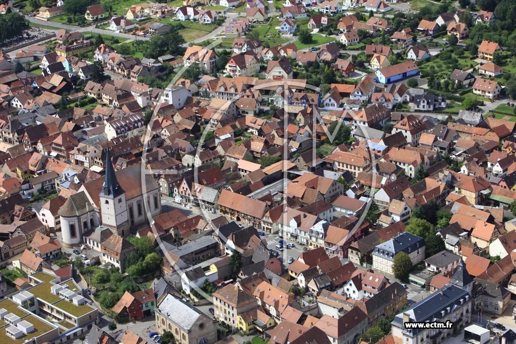 Photo arienne de Rosheim