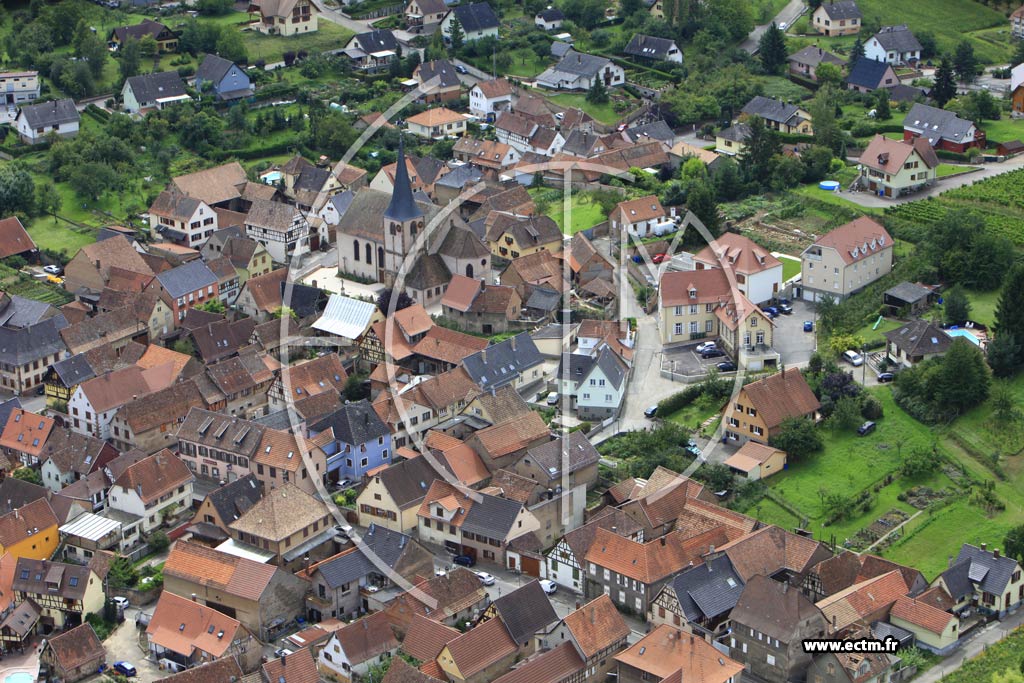 Photo arienne de Soultz-les-Bains