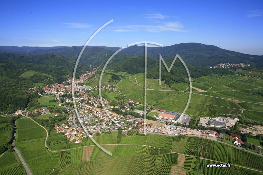 Photo arienne de Andlau