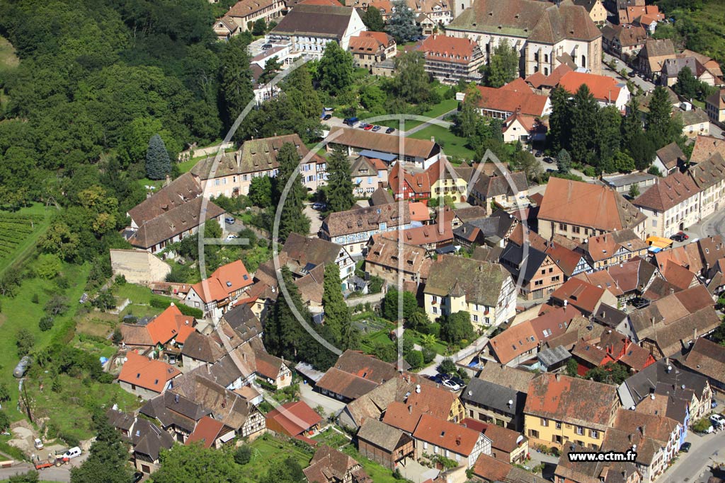 Photo arienne de Andlau