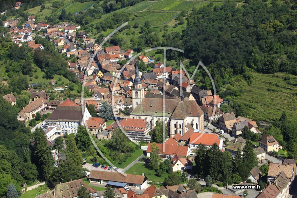 Photo arienne de Andlau