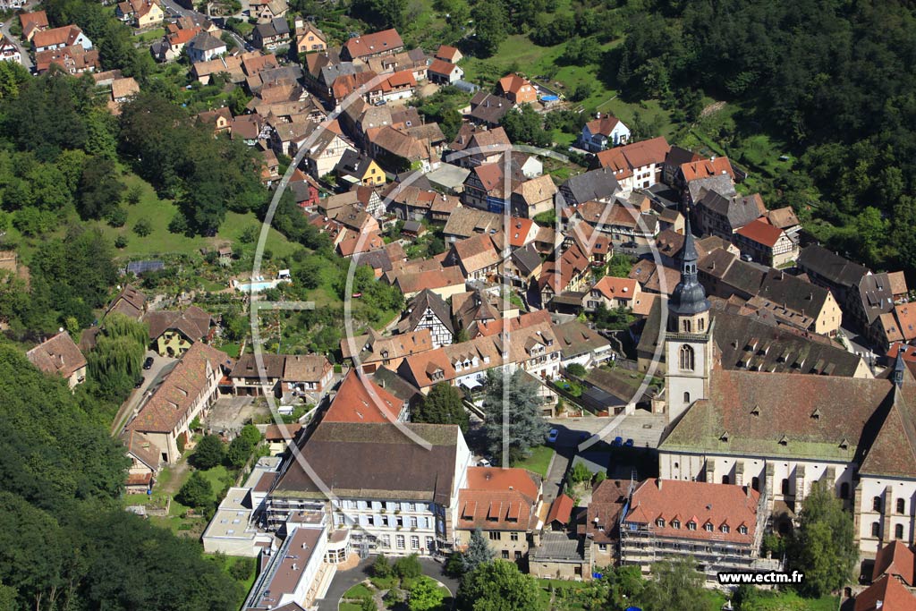 Photo arienne de Andlau