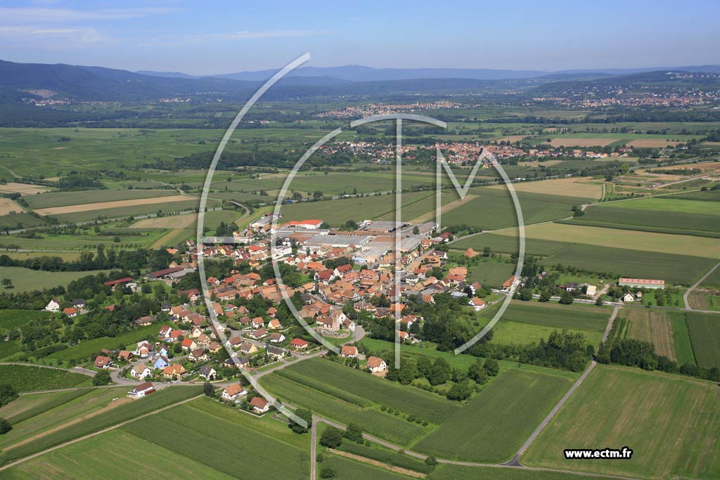 Photo arienne de Bourgheim