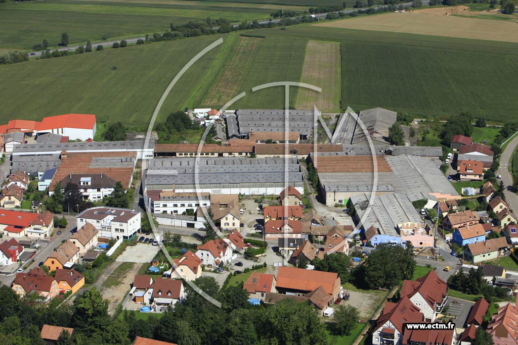 Photo arienne de Bourgheim